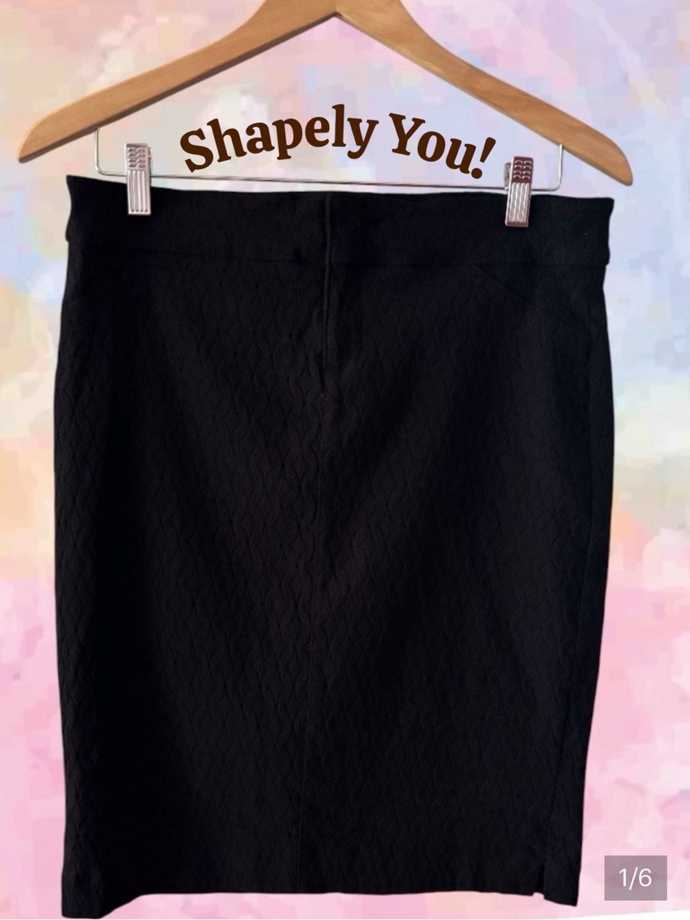 ONE 5 ONE Miracle AB-Shaper Black Compression Pencil Skirt VIDEO